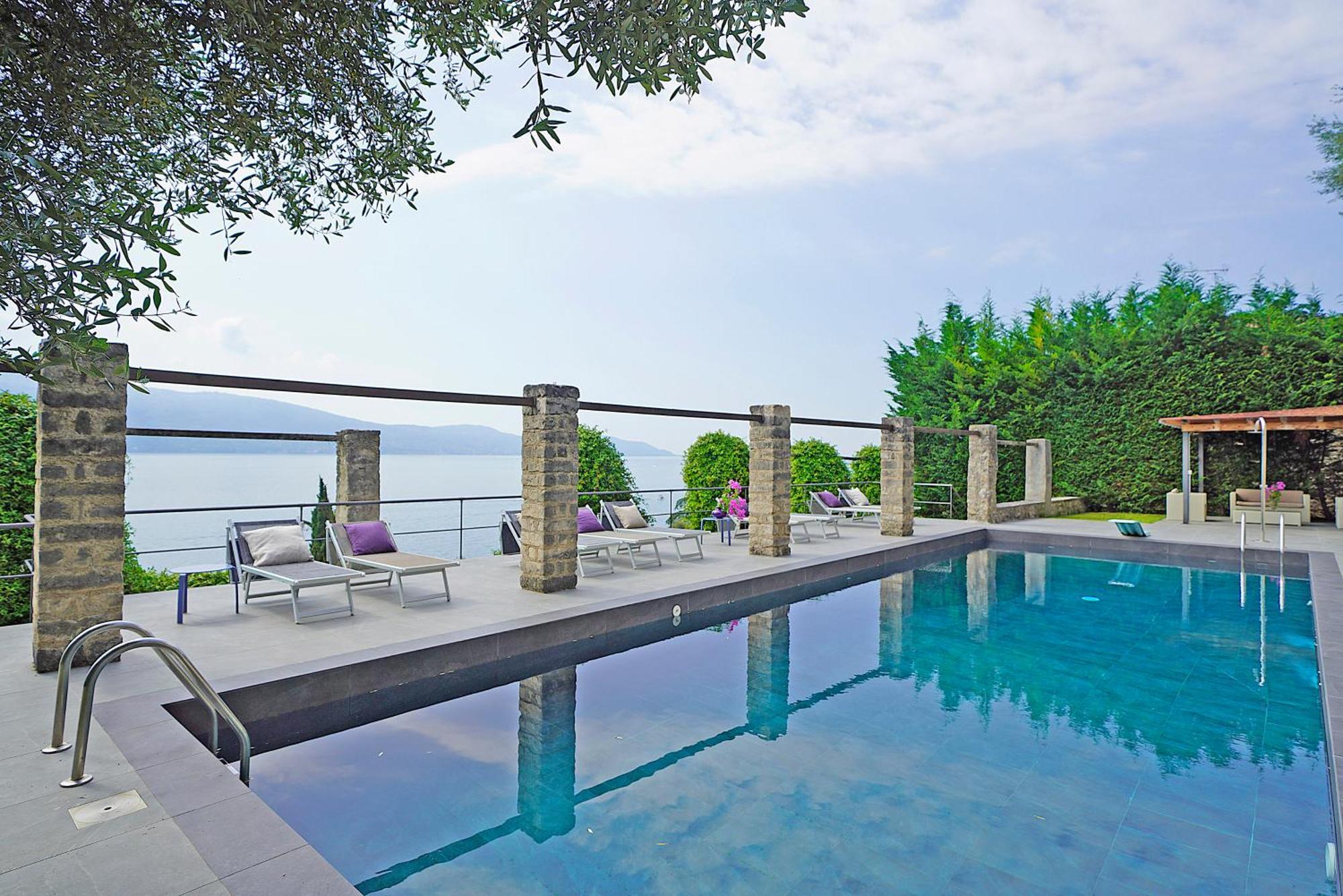 Villa Rachele: Stunning Luxury Villa In Centre Gargnano With Private Pool And Breathtaking Views מראה חיצוני תמונה