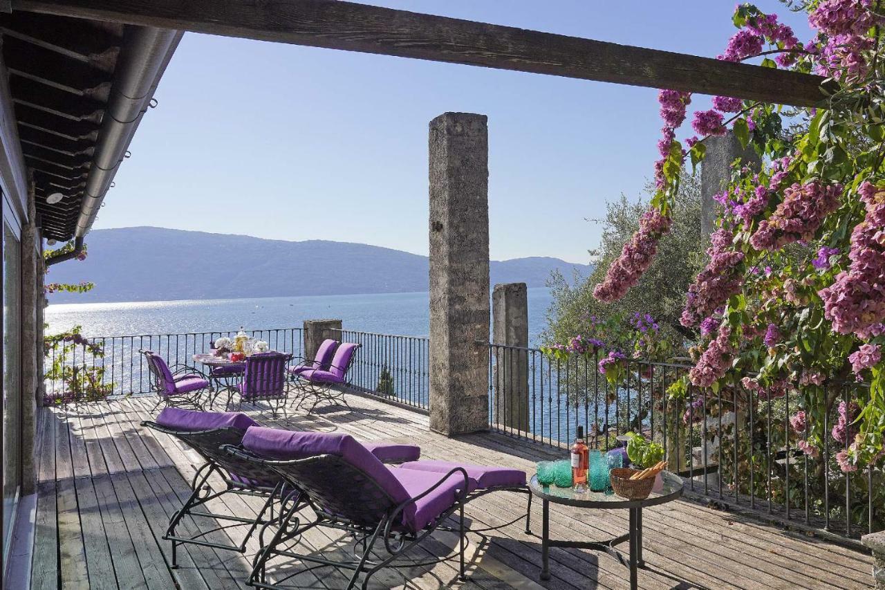 Villa Rachele: Stunning Luxury Villa In Centre Gargnano With Private Pool And Breathtaking Views מראה חיצוני תמונה