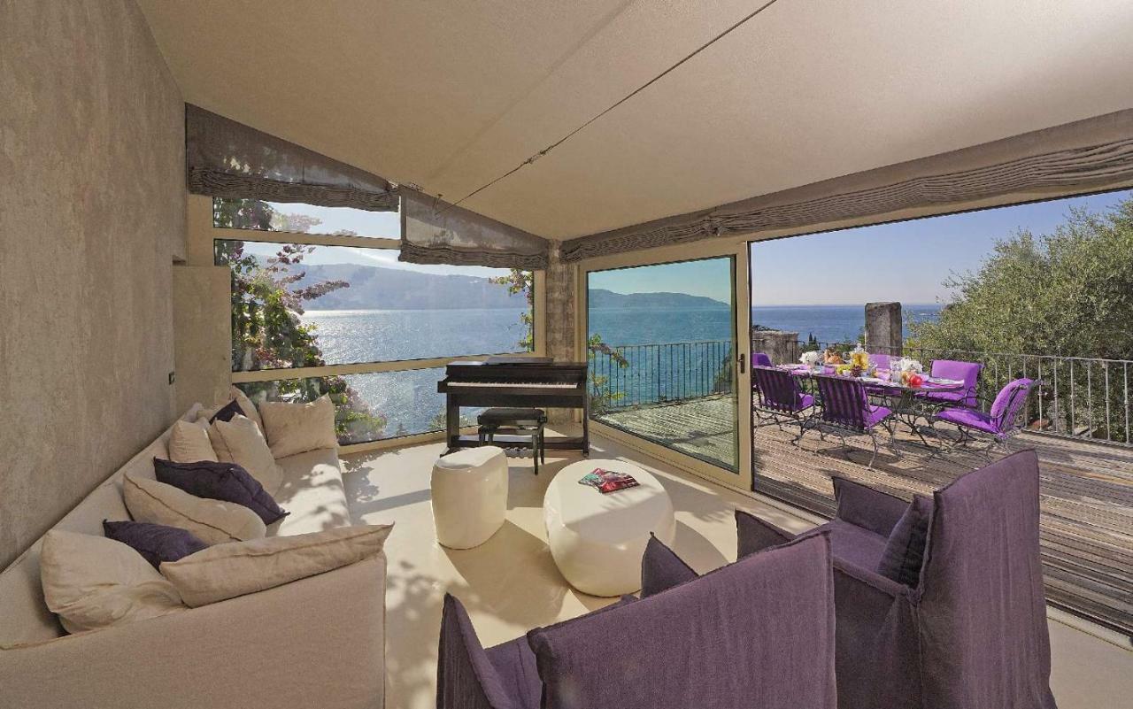 Villa Rachele: Stunning Luxury Villa In Centre Gargnano With Private Pool And Breathtaking Views מראה חיצוני תמונה