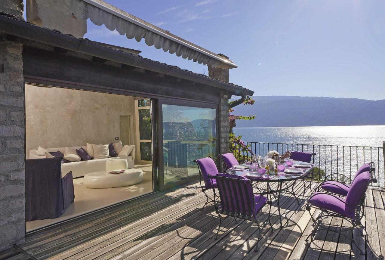 Villa Rachele: Stunning Luxury Villa In Centre Gargnano With Private Pool And Breathtaking Views מראה חיצוני תמונה